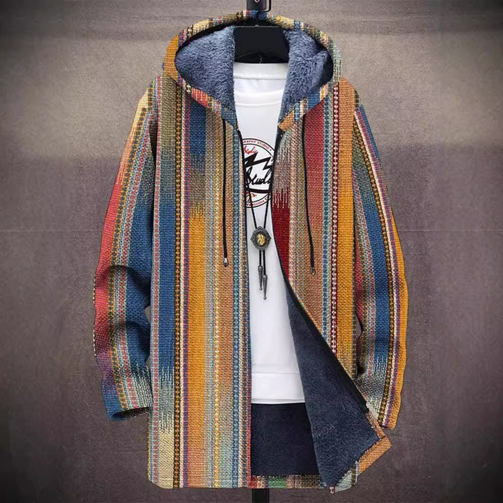 Fernanda | Chaqueta Forrada con Estampado Artístico