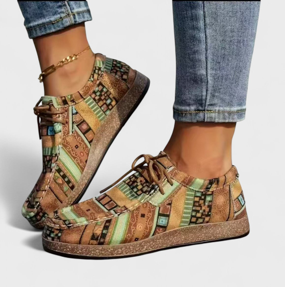 Amelia | Zapatillas Ortopédicas de Confort con Patchwork