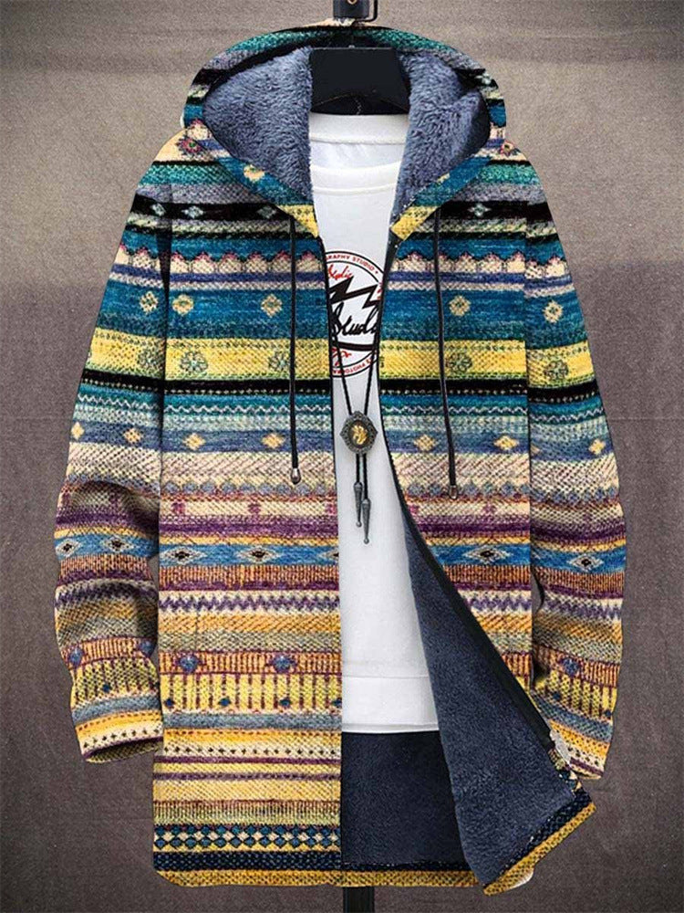 Fernanda | Chaqueta Forrada con Estampado Artístico