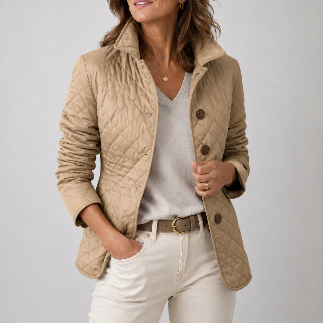 Luisa | Chaqueta Acolchada Ligera de Entretiempo