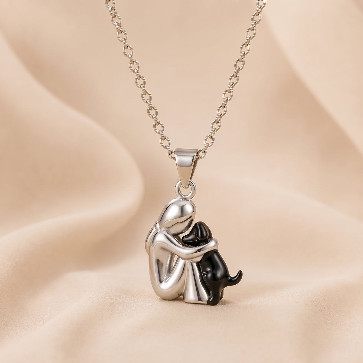 Clara | Collar con Silueta de tu Mascota Grabada
