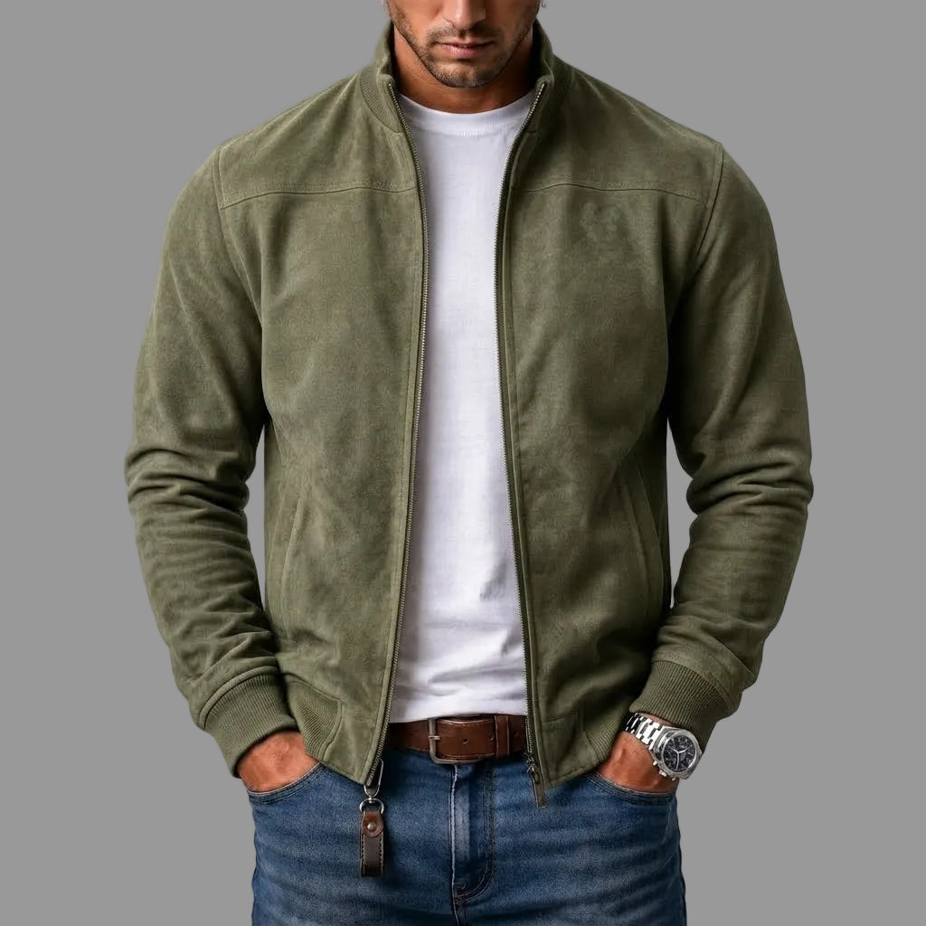 Alonso | Chaqueta Bomber de Ante