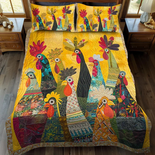 Tomasa | Colcha Acolchada Gallo Multicolor