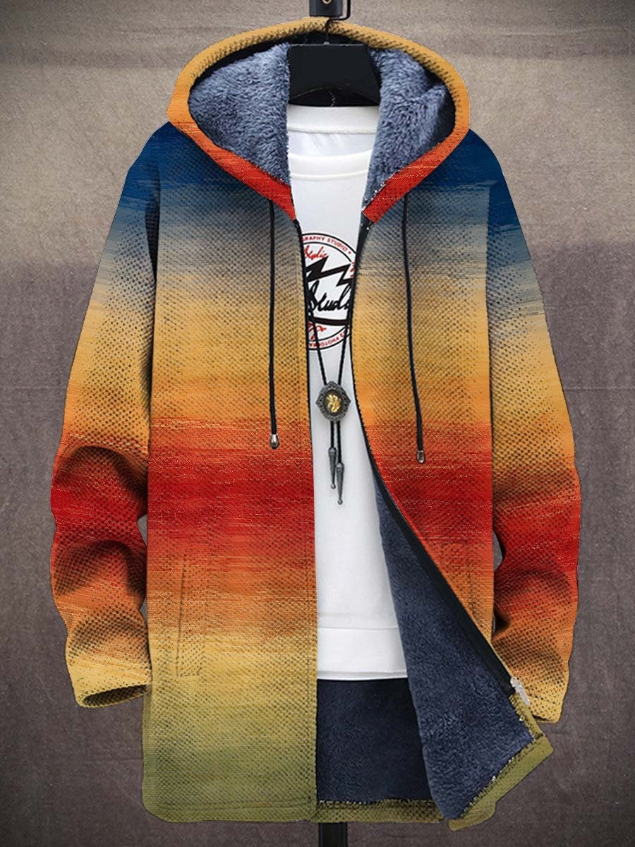 Mireia | Chaqueta con Capucha y Degradado de Color