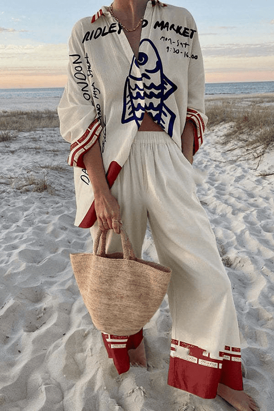 Ibiza™ | Conjunto de Camisa y Pantalón