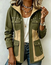 Oliva y beige