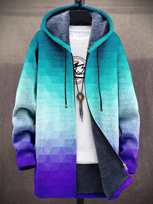 Judit | Chaqueta con Capucha y Degradado Artístico