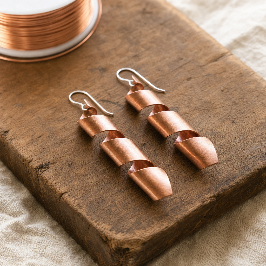 Pendientes de Cobre Ocaso