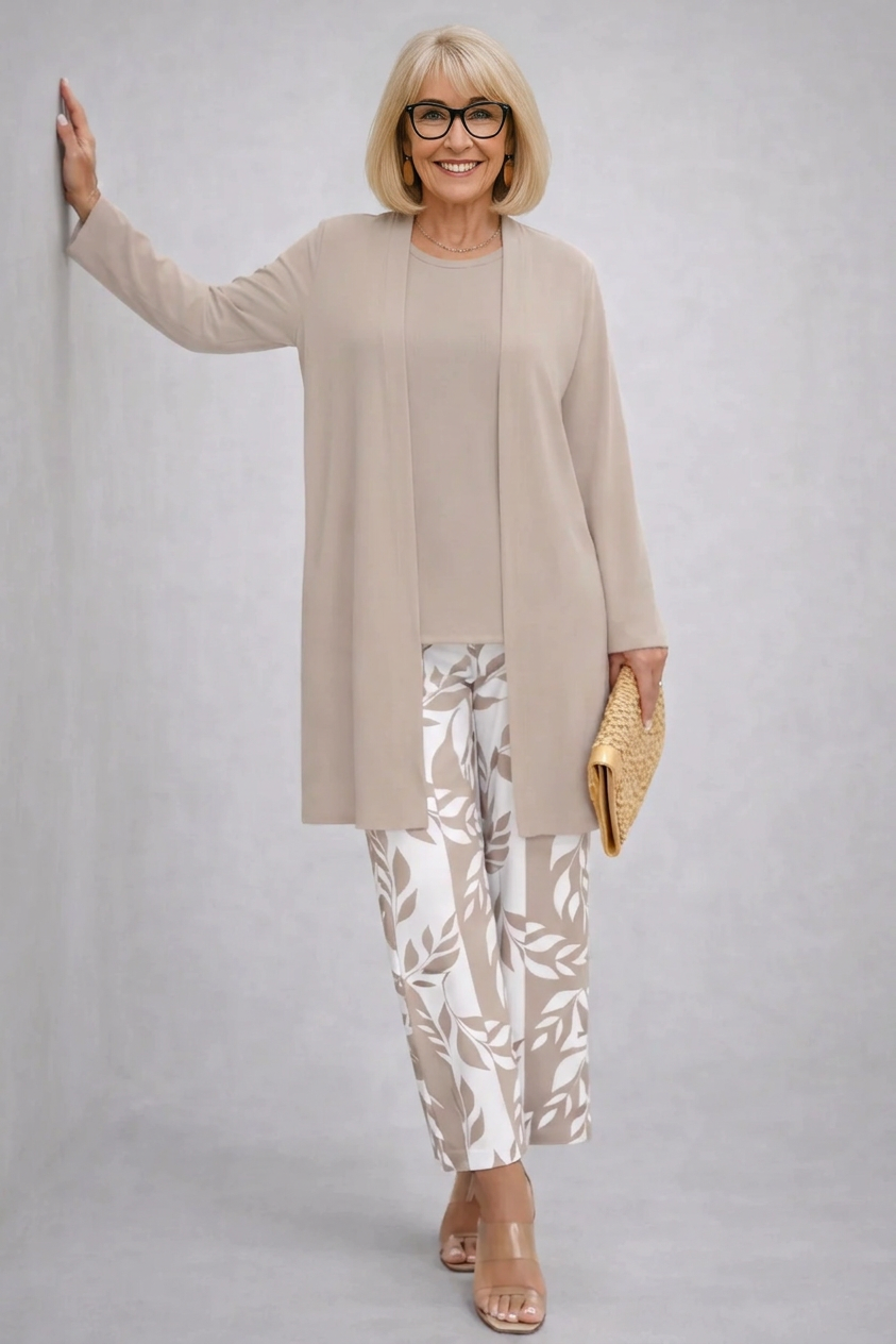 Silvia | Conjunto de Tres Piezas Elegancia Clásica