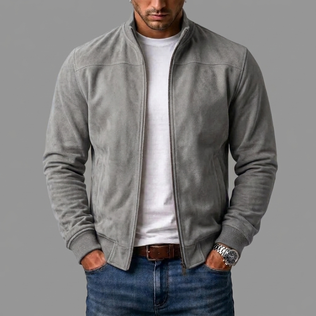 Alonso | Chaqueta Bomber de Ante