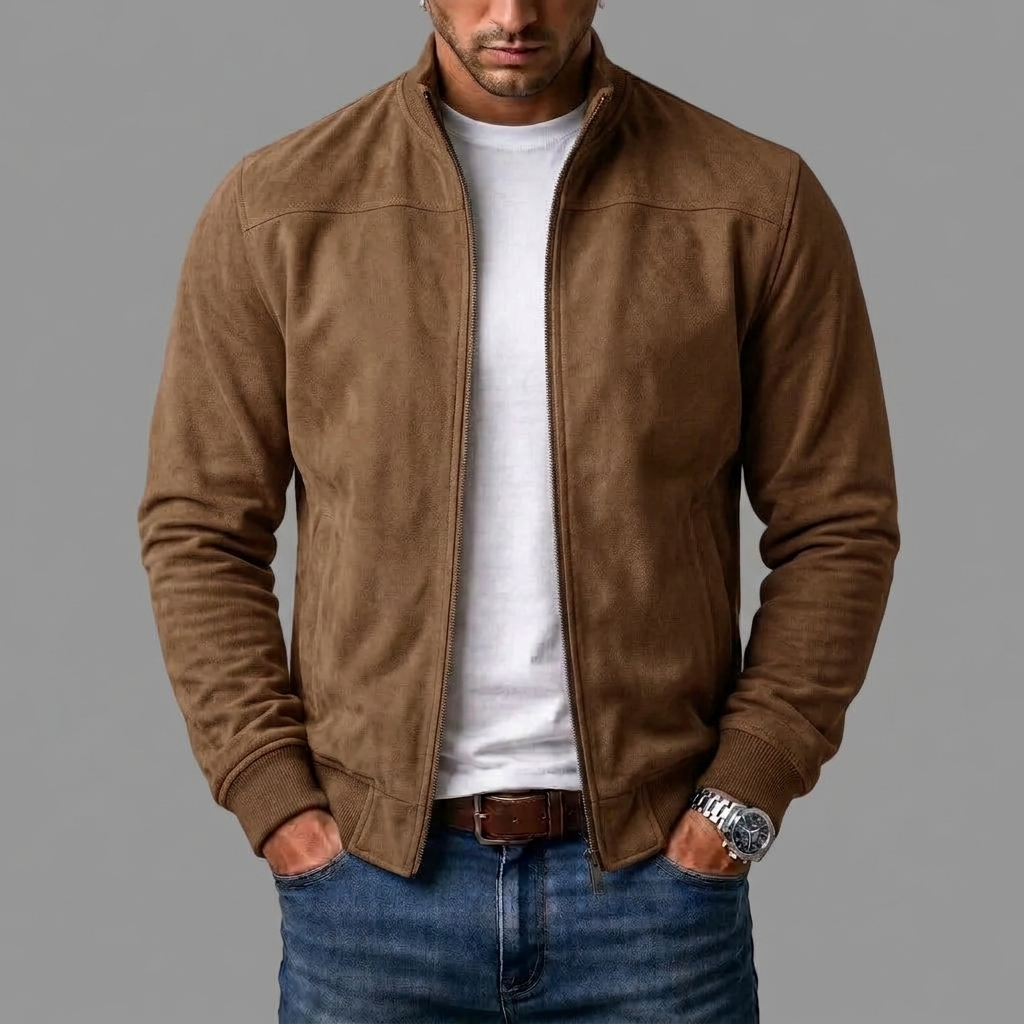 Alonso | Chaqueta Bomber de Ante