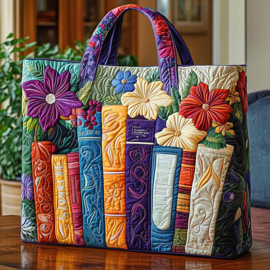 Meriel™ | Bolso Tote Acolchado Ratón de Biblioteca
