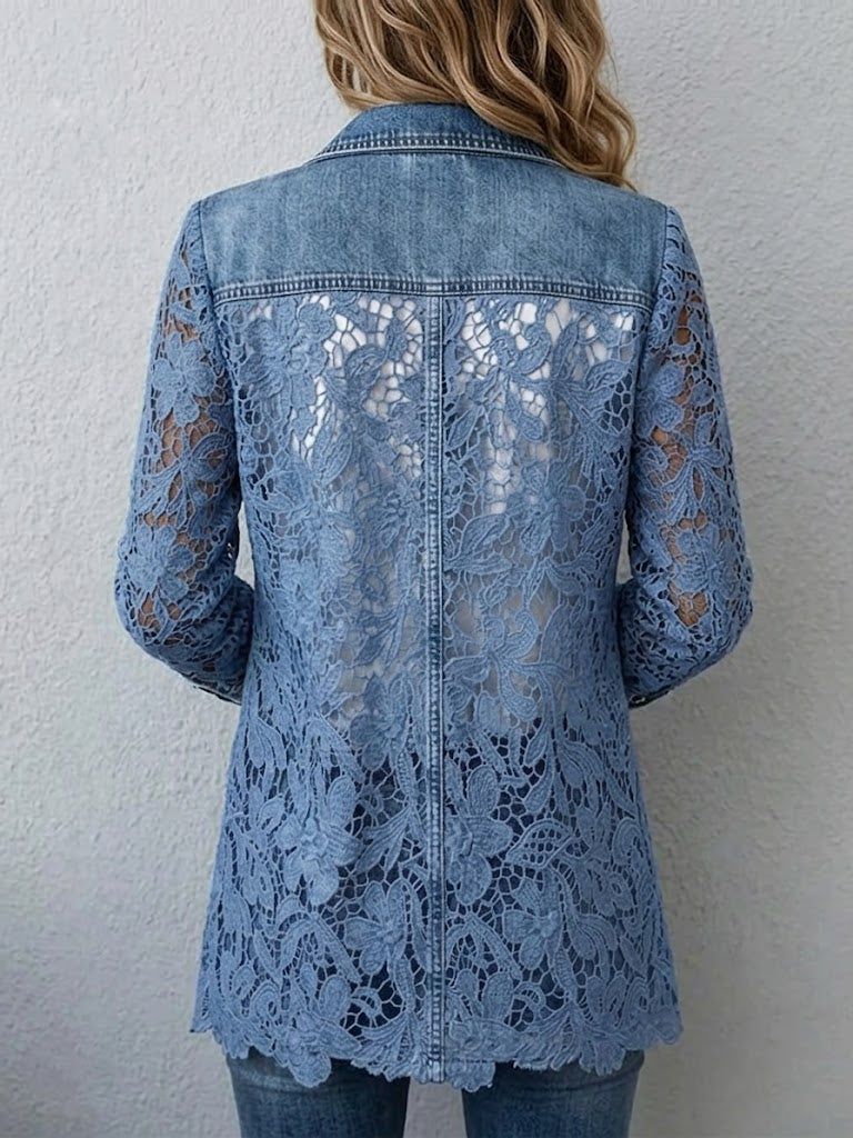 Julia | Americana con Encaje Floral