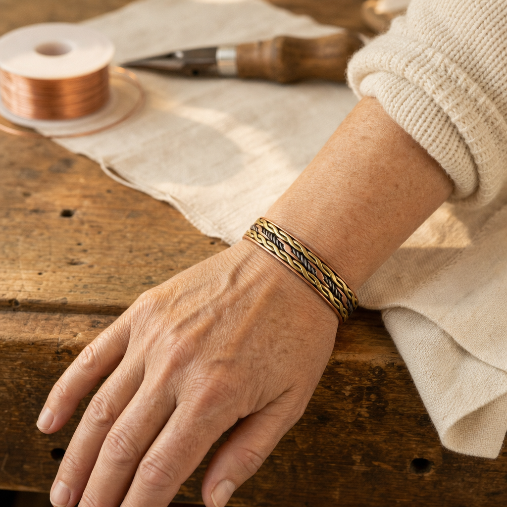 Pulsera de Cobre Trama